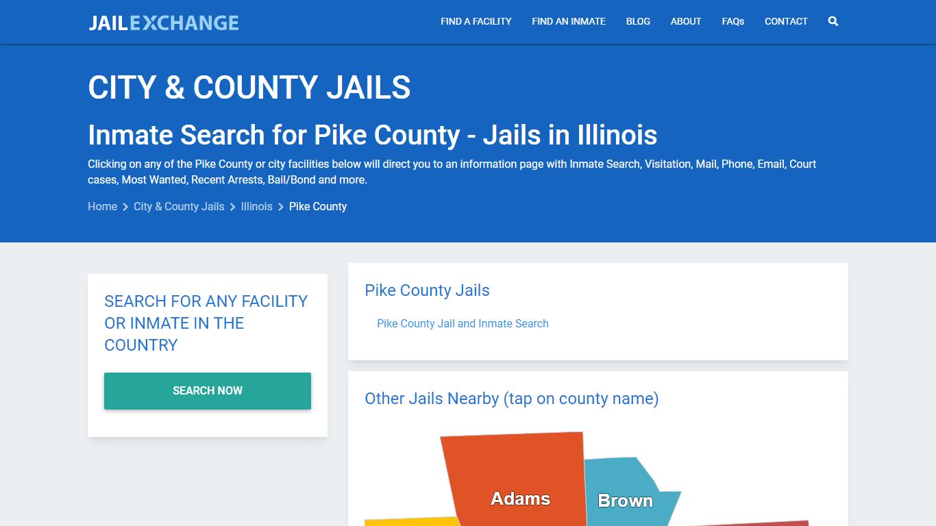 Inmate Search for Pike County | Jails in Illinois - Jail Exchange